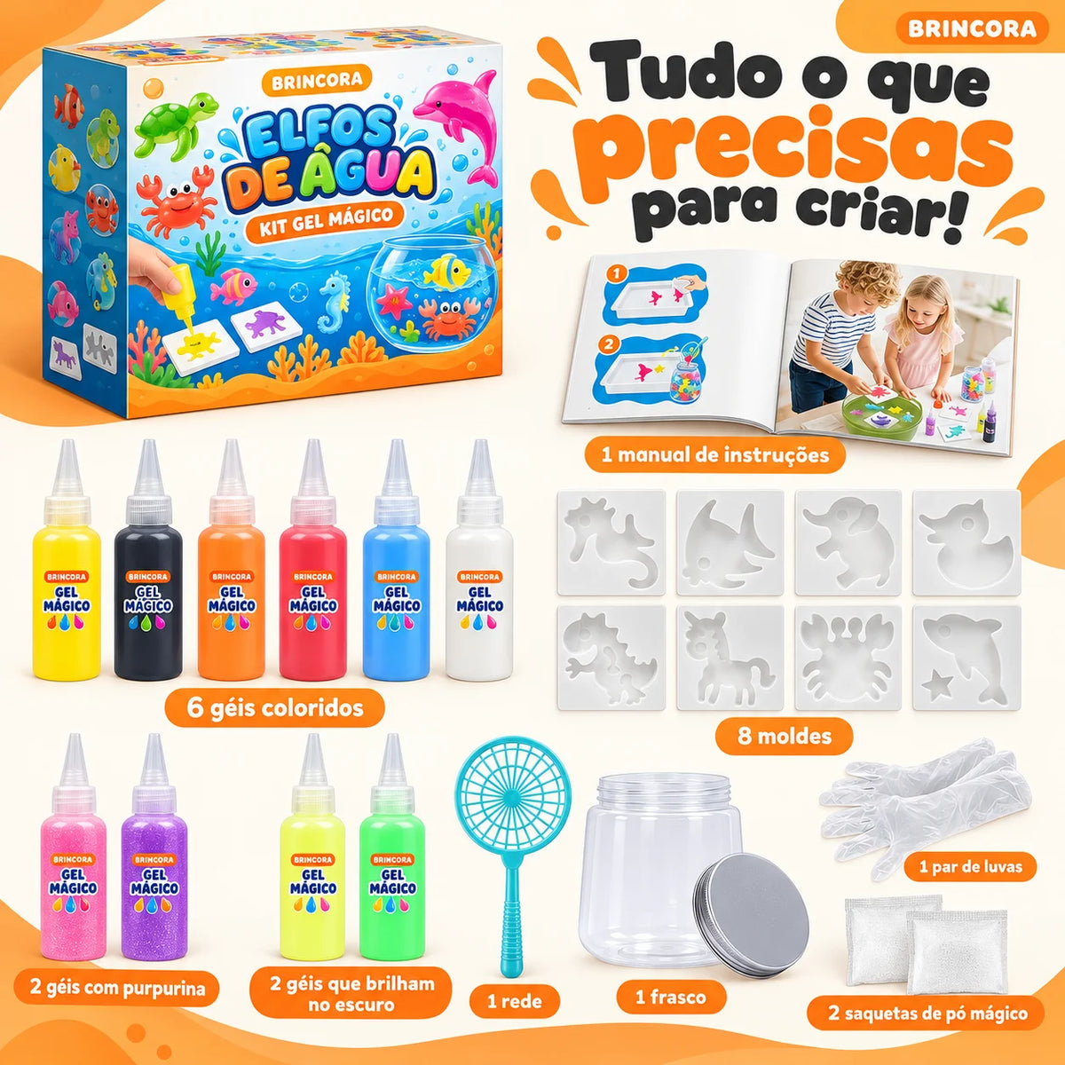 Kit Mágico · Elfos de Água